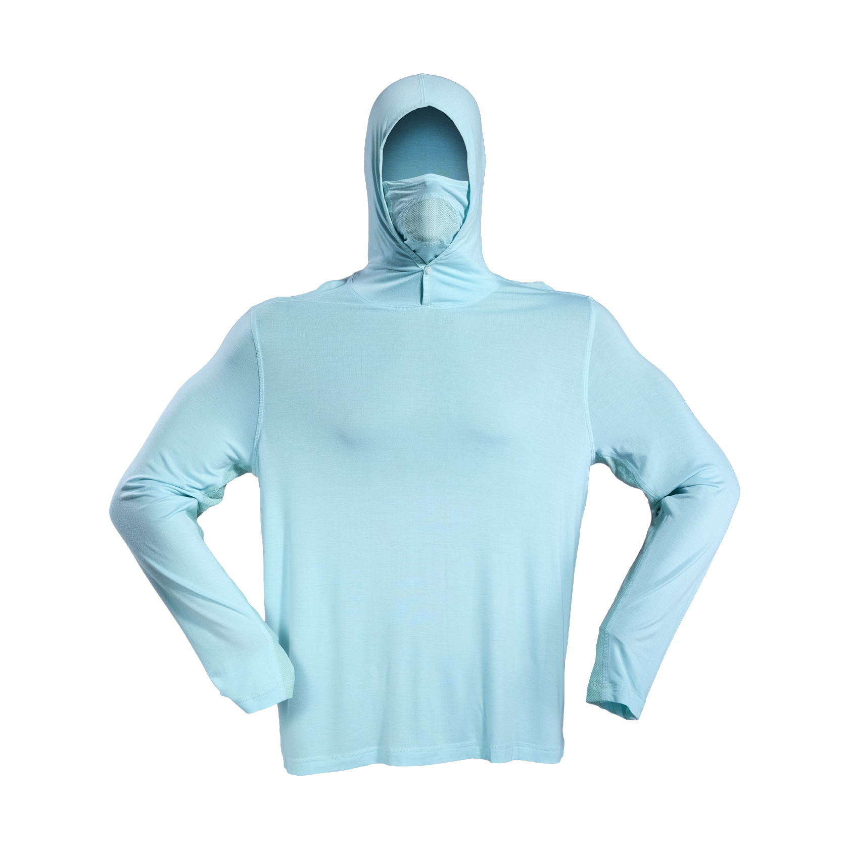 Men's Bamboo Long Sleeve Hoodie w/ GEN II Gaiter