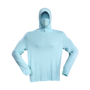 Men's Bamboo Long Sleeve Hoodie w/ GEN II Gaiter