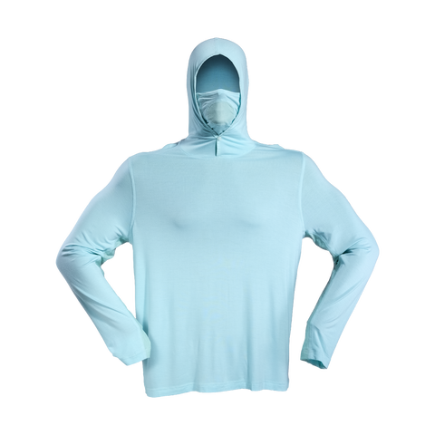 Men's Bamboo Long Sleeve Hoodie w/ GEN II Gaiter