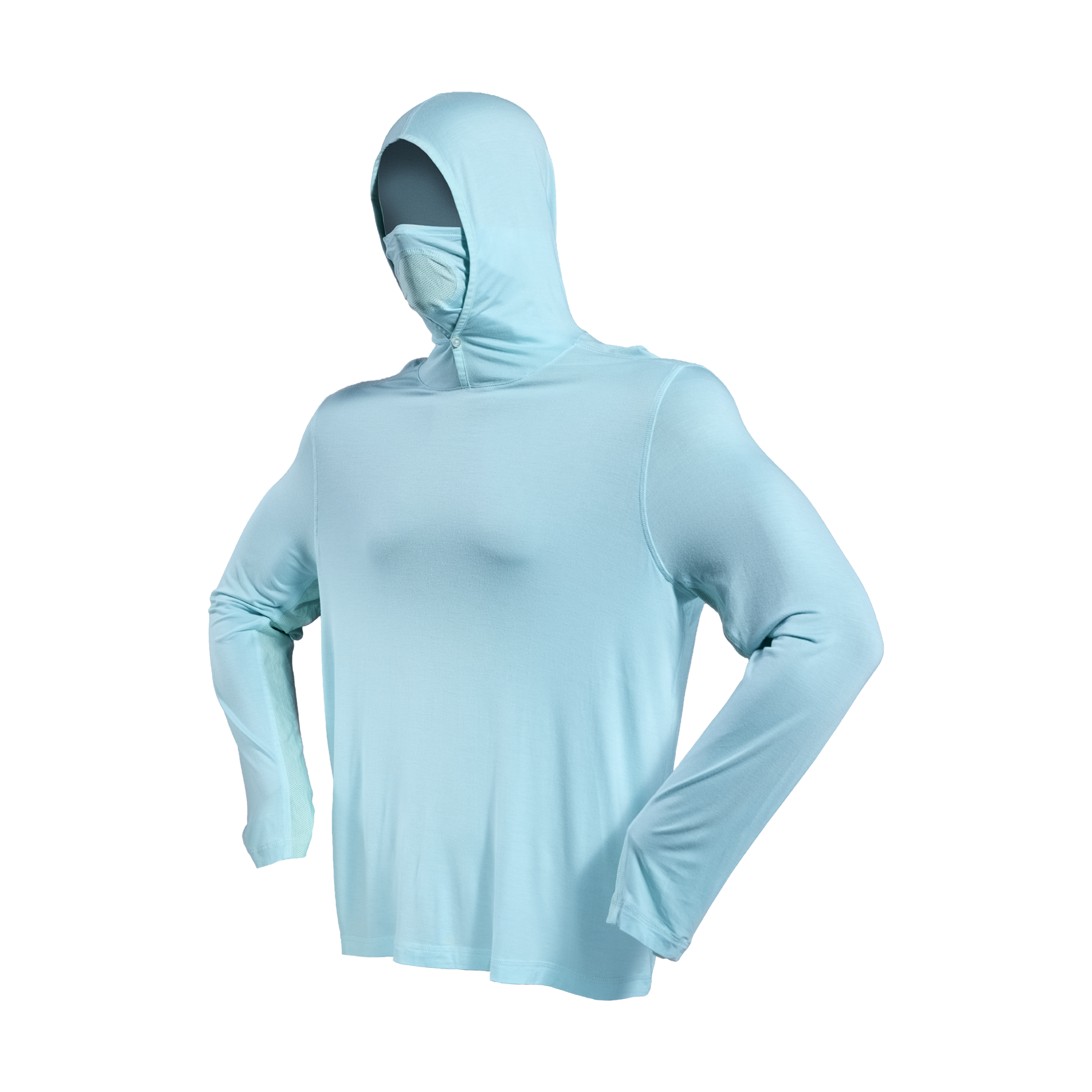 Men's Bamboo Long Sleeve Hoodie w/ GEN II Gaiter