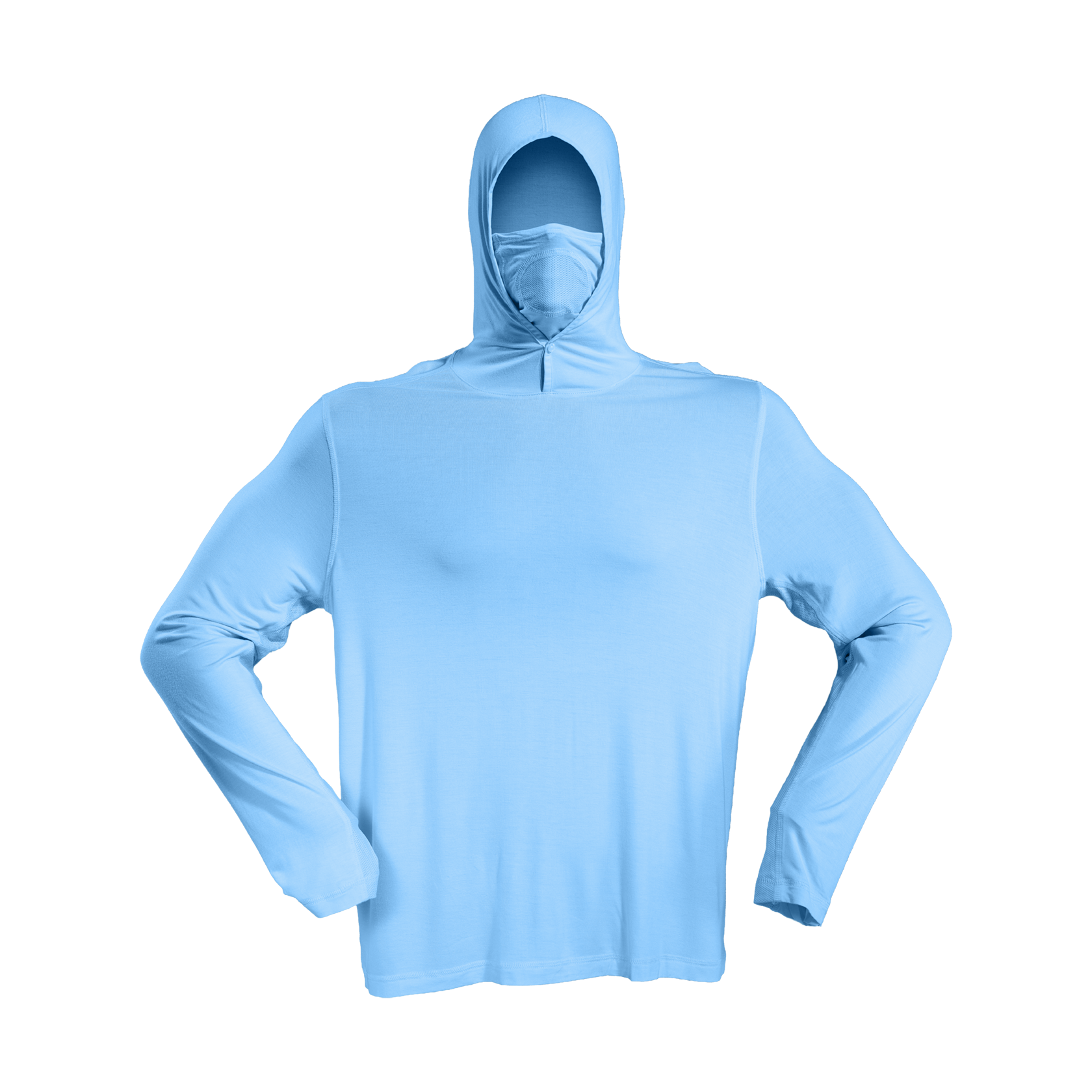 Men's Bamboo Long Sleeve Hoodie w/ GEN II Gaiter