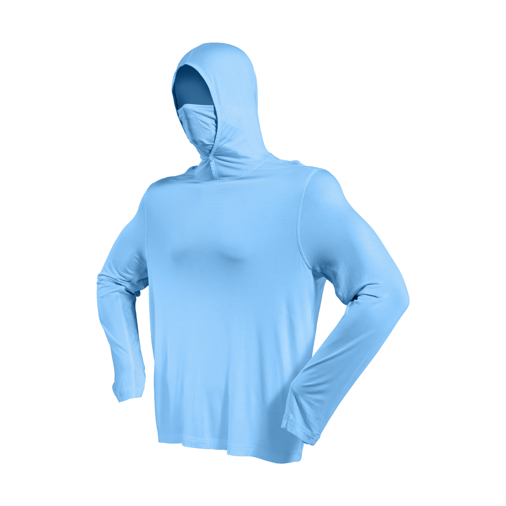 Men's Bamboo Long Sleeve Hoodie w/ GEN II Gaiter