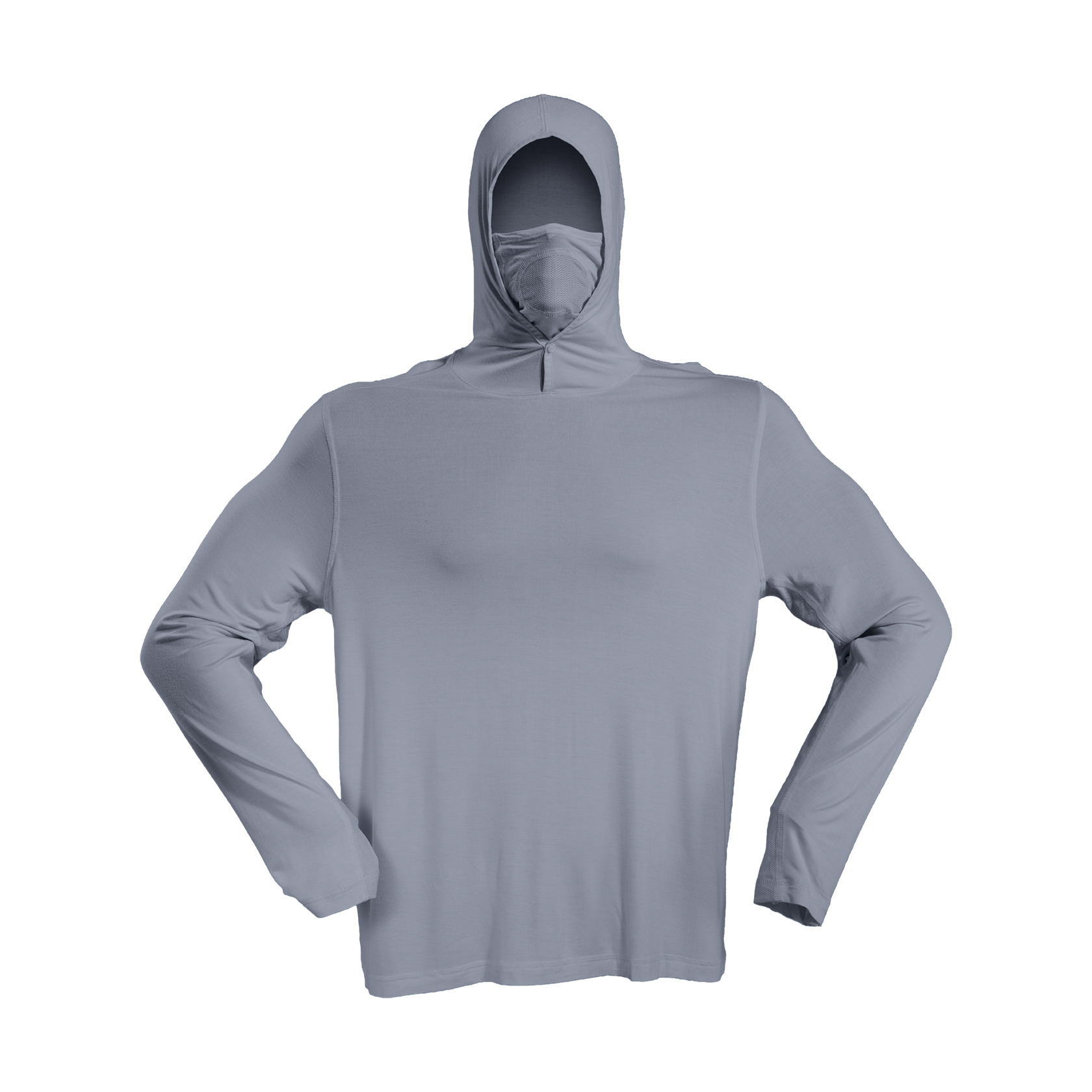Men's Bamboo Long Sleeve Hoodie w/ GEN II Gaiter