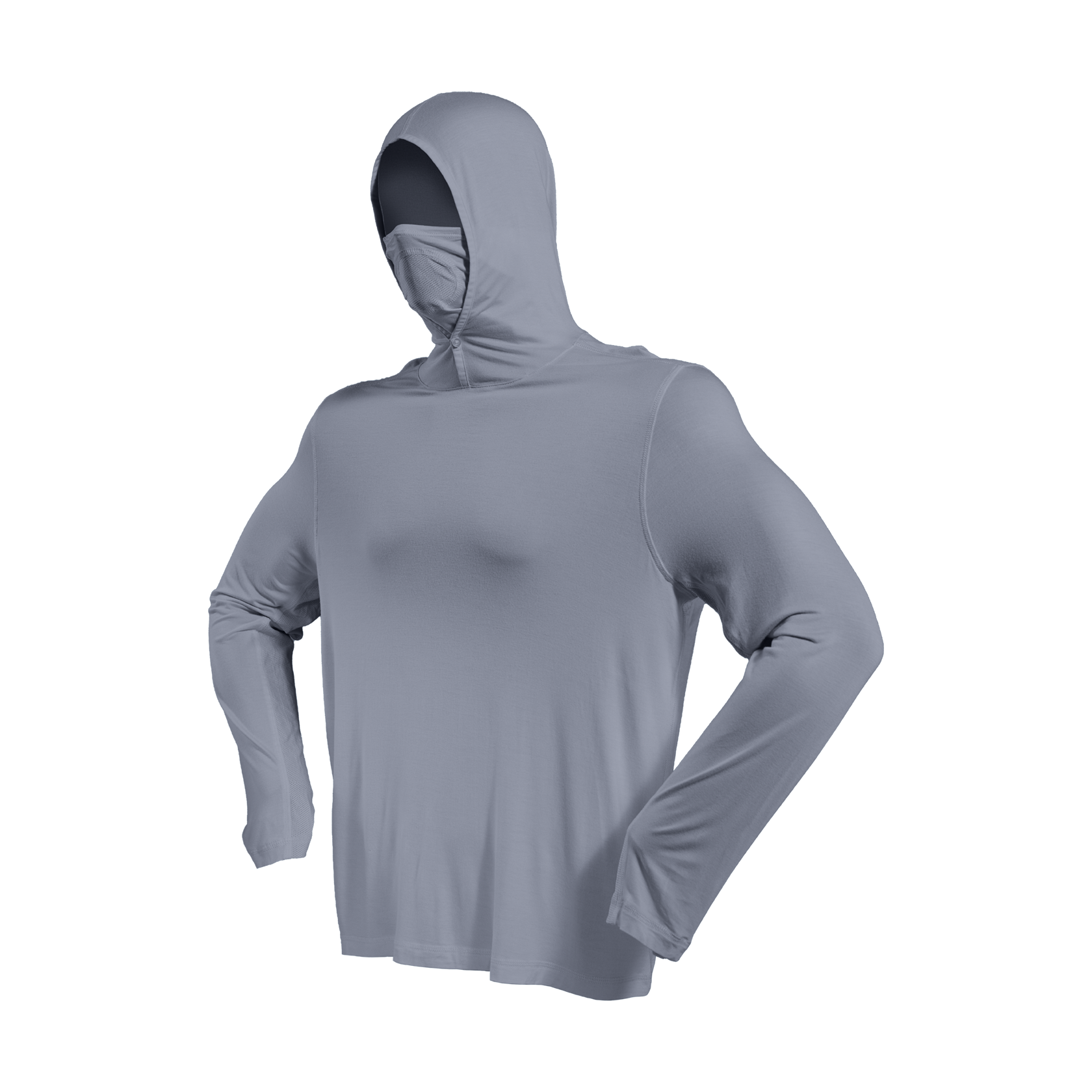 Men's Bamboo Long Sleeve Hoodie w/ GEN II Gaiter